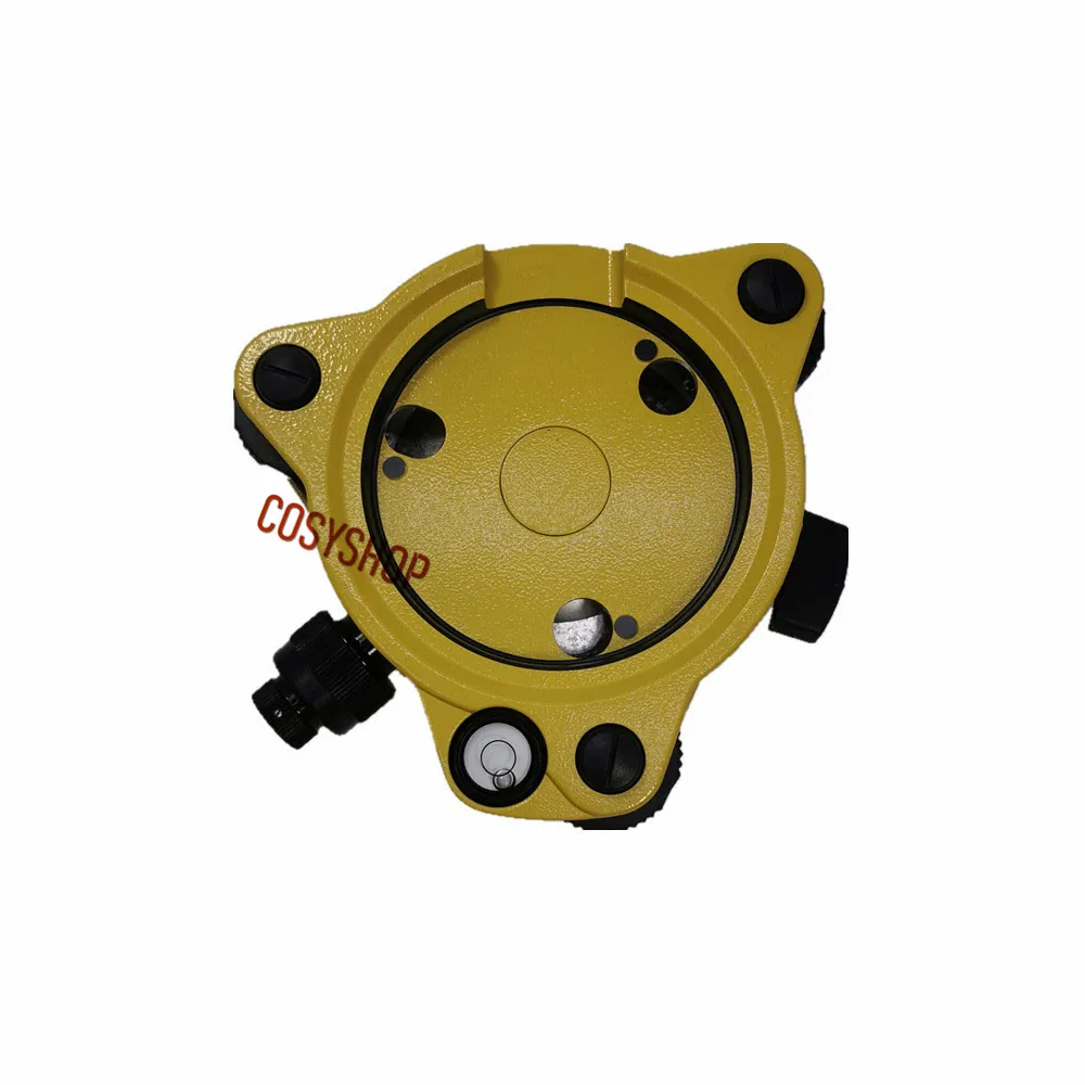 Imagem -04 - Tribrach Amarelo com o Portador Ótico do Adaptador de Plummet & de Gps Tribrach com X11 a Montagem Gira o Parafuso para a Estação Total Gps Gnss