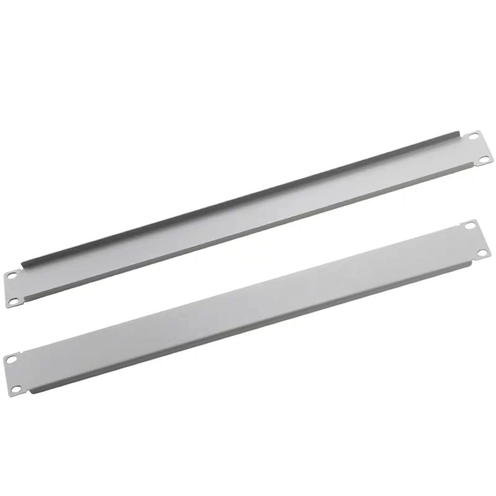 Placa em branco 1u para 19 "montagem em rack gabinete painel de remendo montagem em rack em branco para caixa de servir 1.6mm de espessura com parafuso 2u 3u 4u 5 peças