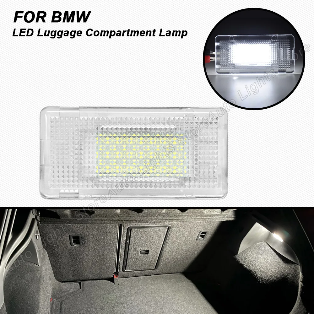 1PC LED Trunk Light For BMW E46 F20 E90 F10 E60 F30 E84 E38 E39 E87 E84 Interior Luggage Glove Box Footwell Lamp High Brightness