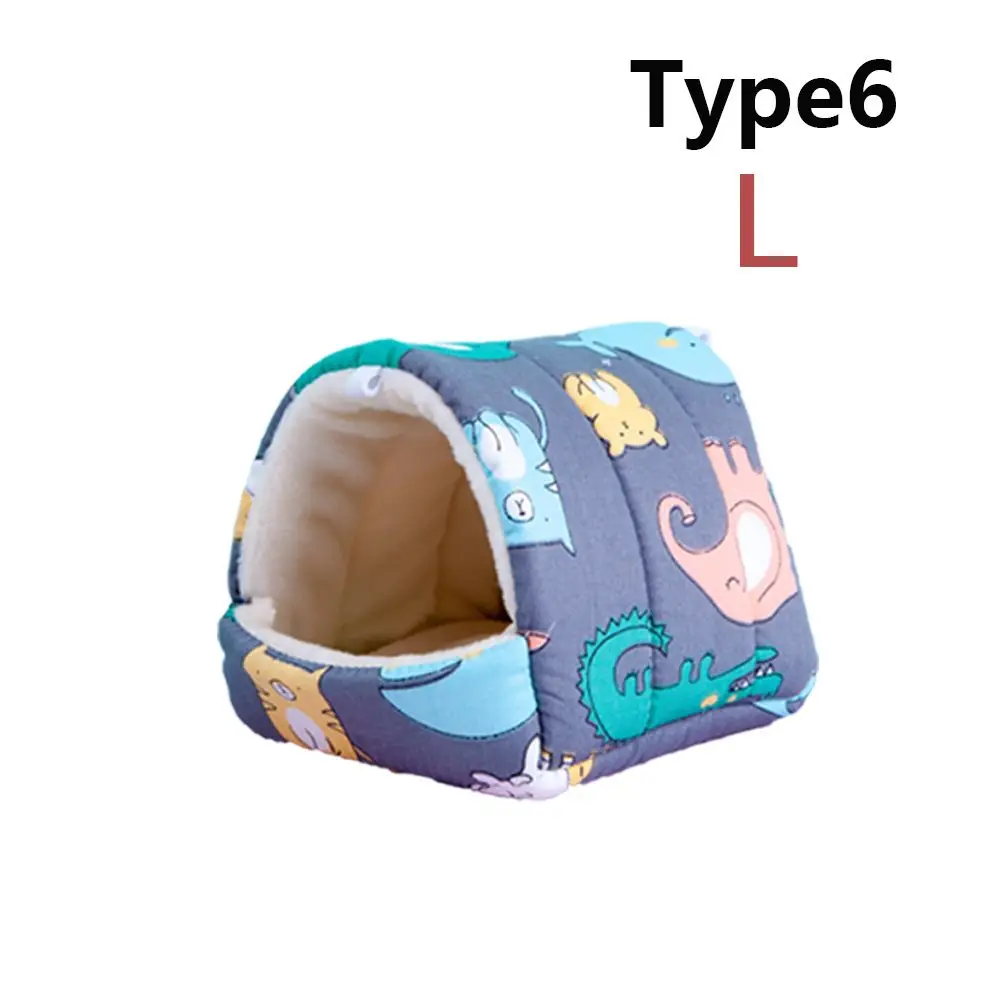 Cute Winter Rabbit Squirrel Comfortable Guinea Pig Nest Small Animal Sleeping Bed Warm Mat Hamster House