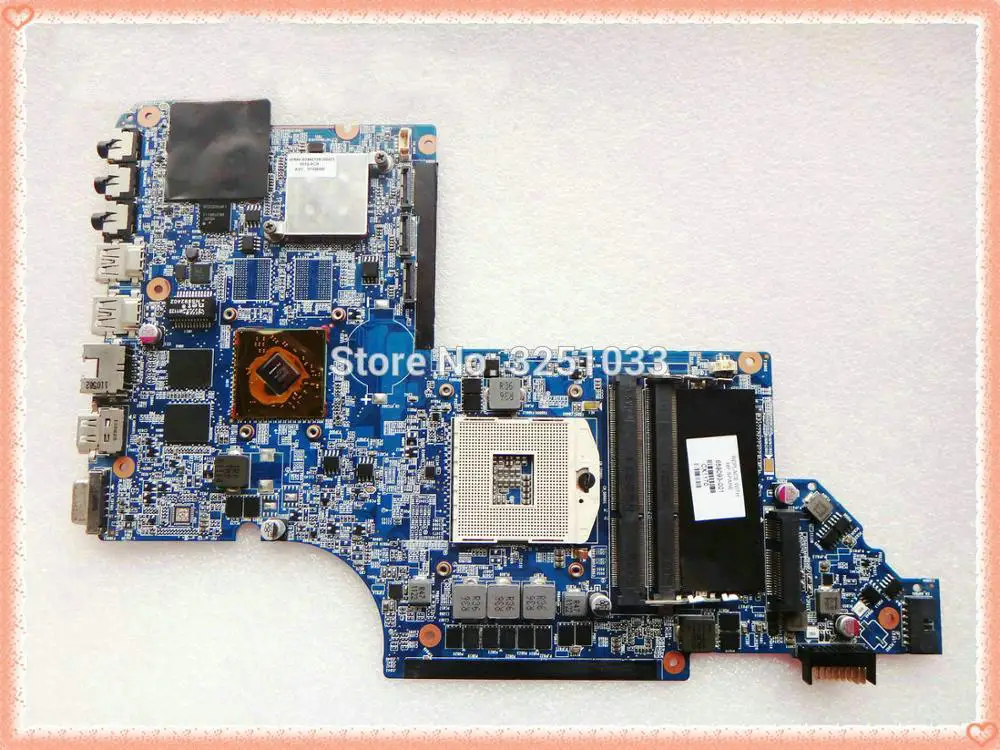 

659093-001 For HP PAVILION DV7T-6100 DV7 DV7-6000 NOTEBOOK Laptop Motherboard HM65 DDR3 6490/1G 100% Tested