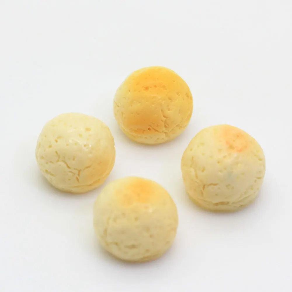 100/50 pcs Flatback Resin Cabochons Simulation Food Sweet Steamed Bun DIY 1:12 Dollhouse Miniature Resin Crafts