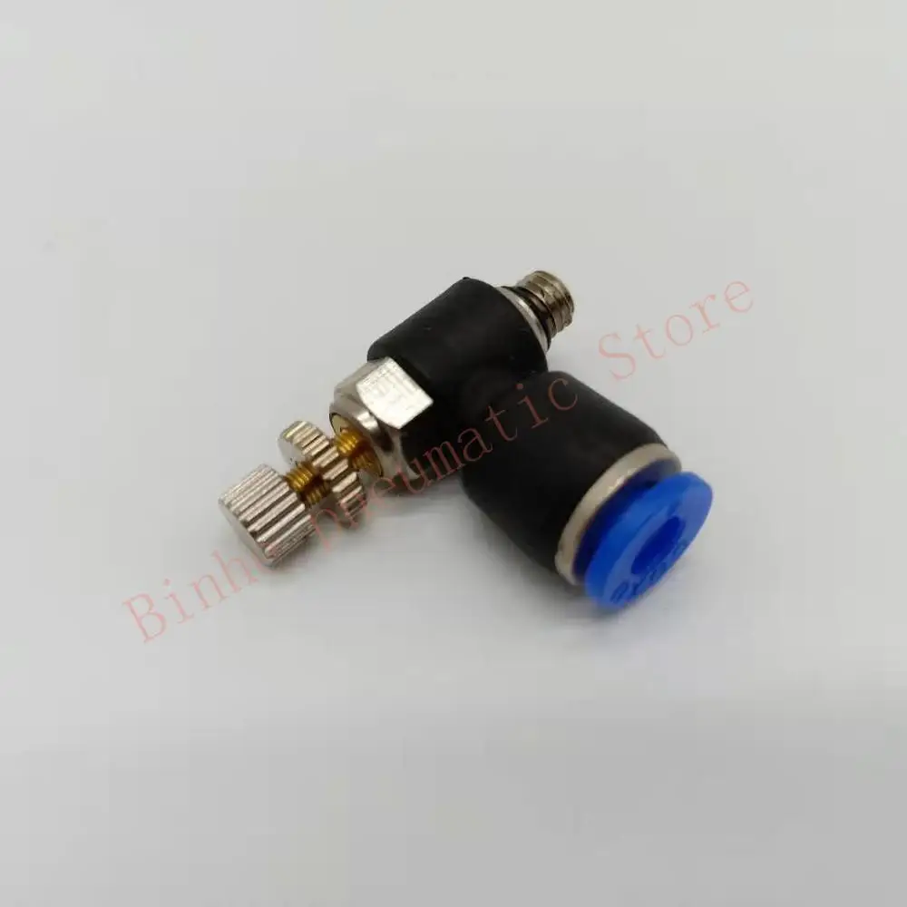 SL10-01 SL10-02 SL10-03 SL10-04Pneumatic throttle valve L-type fast connecting cylinder speed control valve 10mm trachea