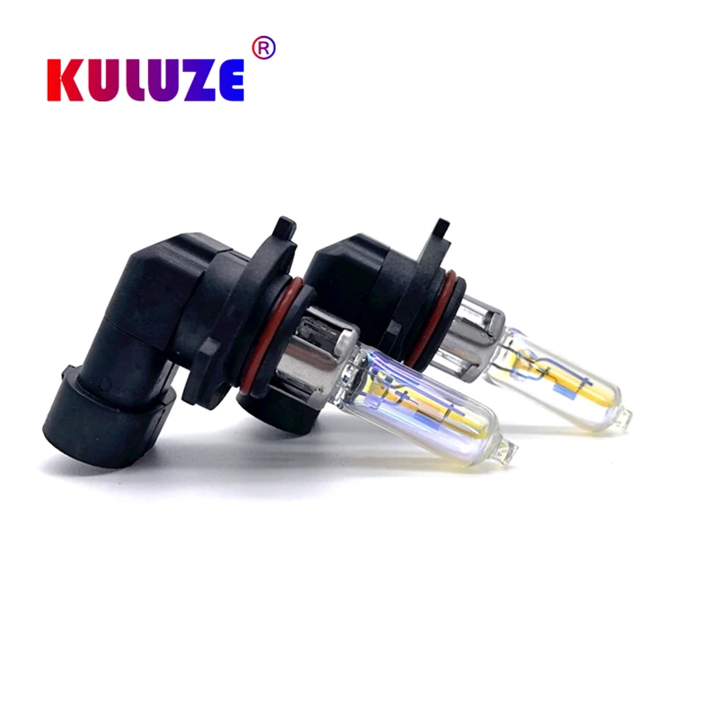 2 Pcs HB3 Scheinwerfer 2300K P20d 9005 Halogen Lampe Ersetzen Upgrade 12V65W Super Gelb Regen Und Nebel Beweis Licht auto Lampen