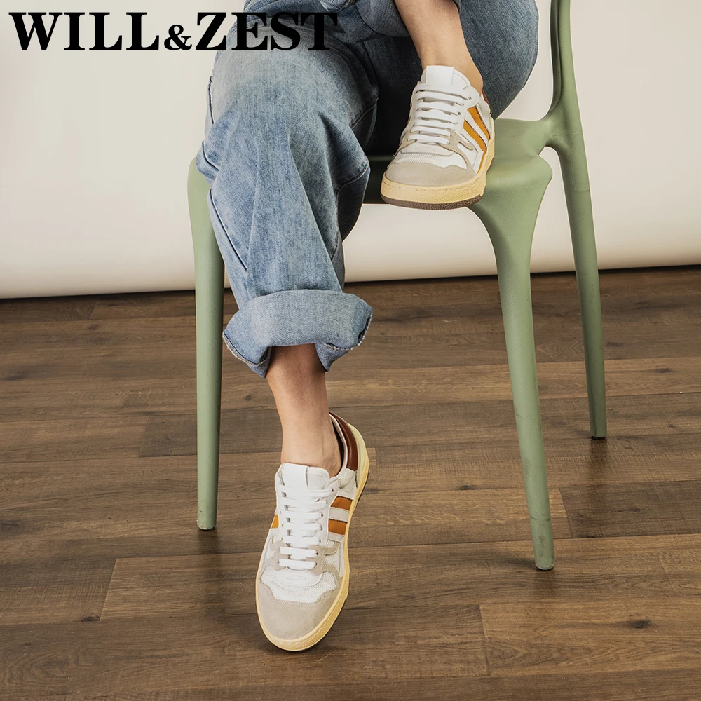 Irá & zest sapatos femininos brancos de plataforma, tênis para mulheres fofos de couro designer arco-íris borracha legal loafers