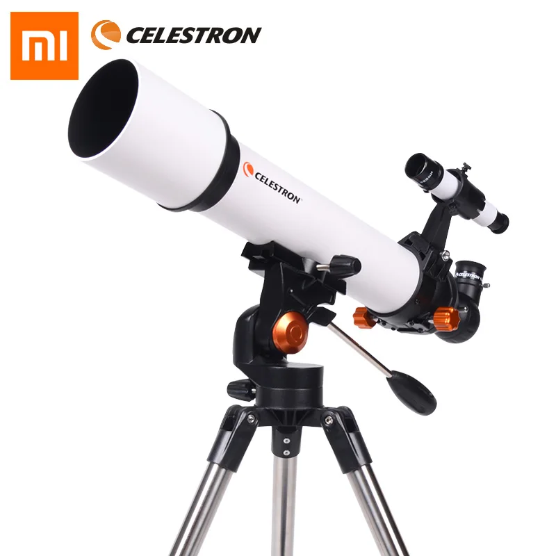 

Xiaomi CELESTRON Astronomical Telescope SCTW-70 90Celestial Mirror Clear Image High Magnification Monocular Phone Take Photos