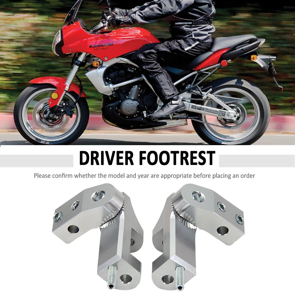 NEW Motorcycle Foot Peg Passenger Footpeg Lowering Kit For Kawasaki Versys 2008