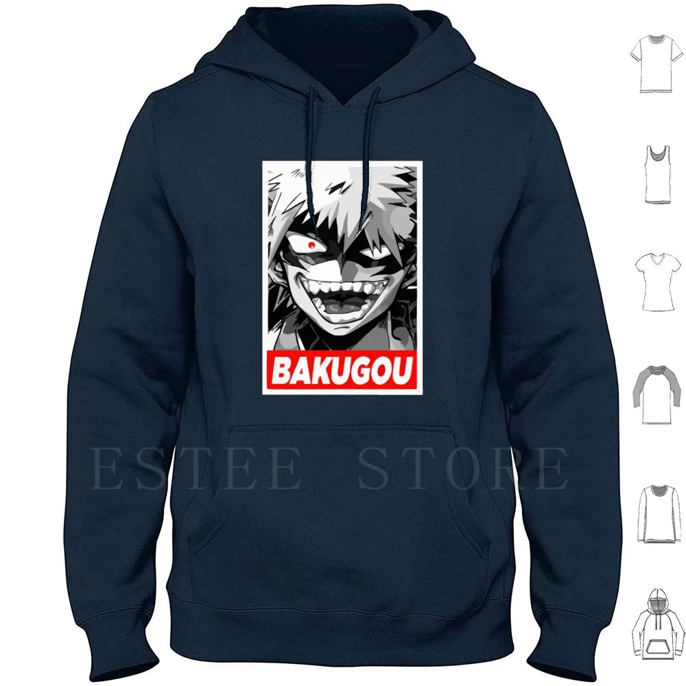 Bakugou Hoodies All Might Boku No Hero Academia Bnha Mha Plus Ultra Tsuyu Asui Oru Maito Anime Manga Negative