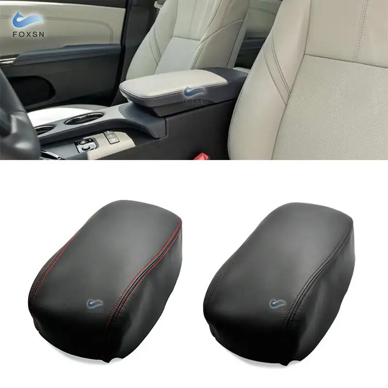 For Toyota Avalon 2013 2014 2015 2016 2017 2018 Microfiber Leather Interior Center Console Lid Armrest Pad Cover Trim