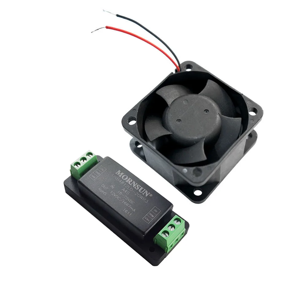 

Maytech DC-DC Convertor Input 18-75V Output 12V 2500mA UBEC Module 20W Cooling Fan Comb for Speed Controller