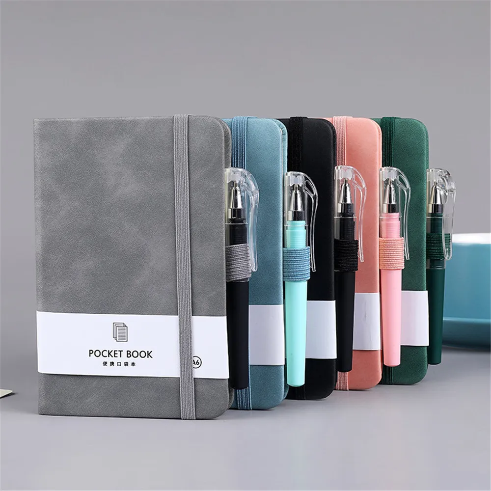 A7 Small Pocket Notebook Mini Notepad Portable Small Notebook Small Cute Simple Note Book School Office Supplies