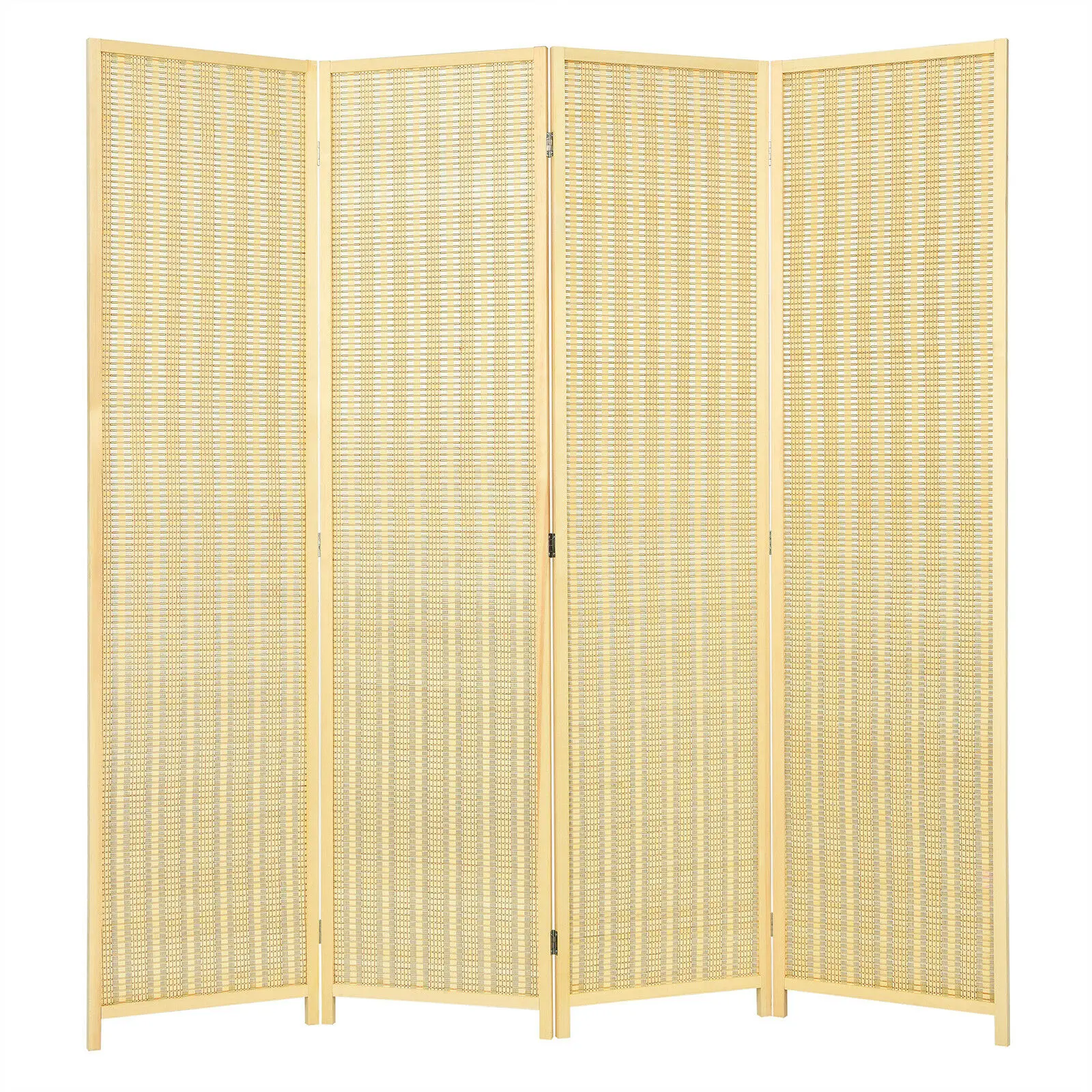 4 Panel Room Divider Screen Portable Folding 6 ft Partition Screen