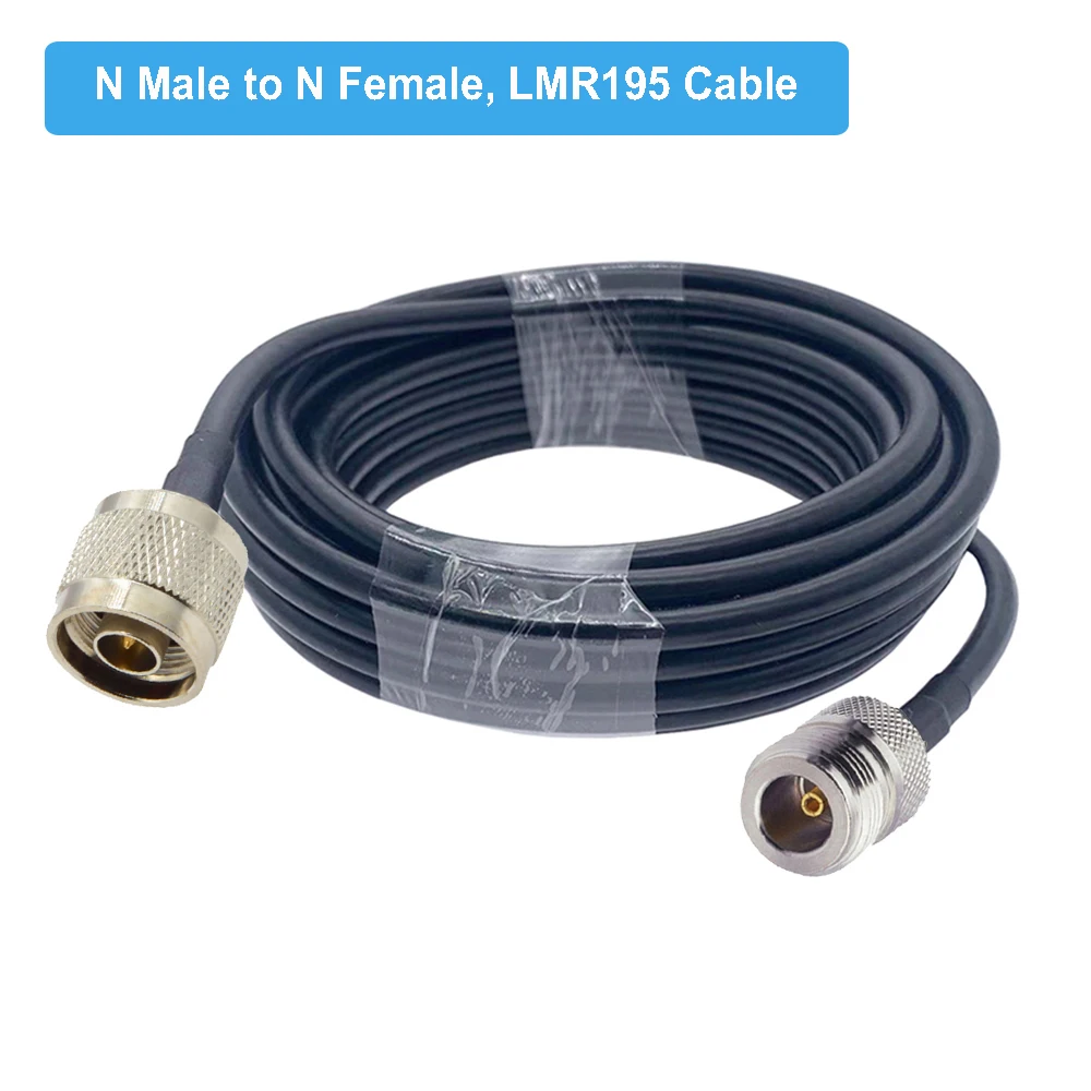 N Male to N Female Low Loss LMR195 Cable Radio WIFI extension cable For 4G LTE Cellular Amplifier Cell Phone Signal Booster