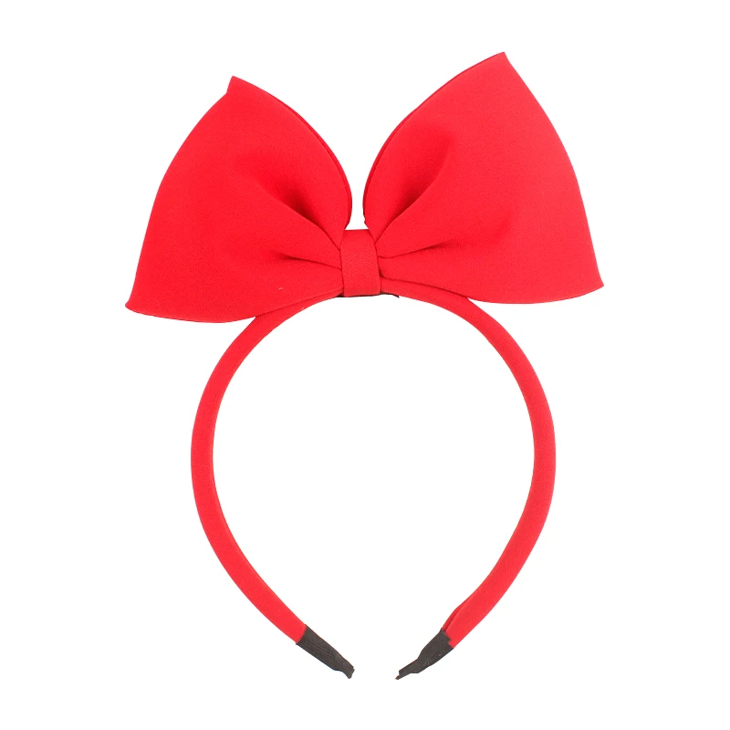 2024 Girls Hair bows Hair Accessories Snow White Hair Band Handmade Red Bow Headband Fabric Bow Tie Net Red Hair Band Headdress