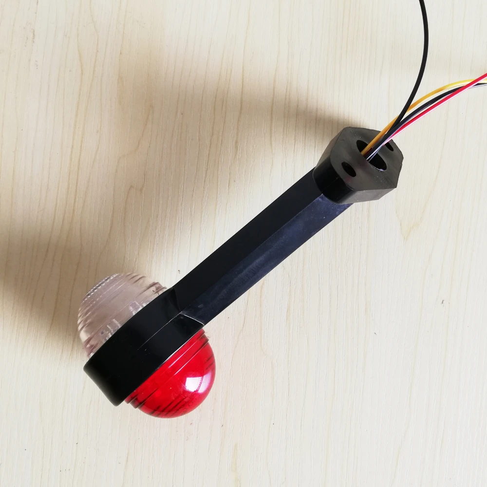 Luci posteriori da 2 pezzi luci di ingombro a LED per rimorchio luci di posizione per camion 12V 24V indicatore laterale rosso bianco  34