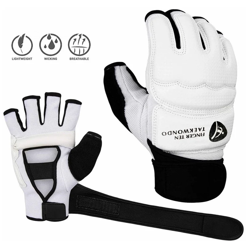 Taekwondo Gloves for Sparring Punch Bag  Martial Arts Boxing Training Fingerless Karate Men Women Kids Dropshipping