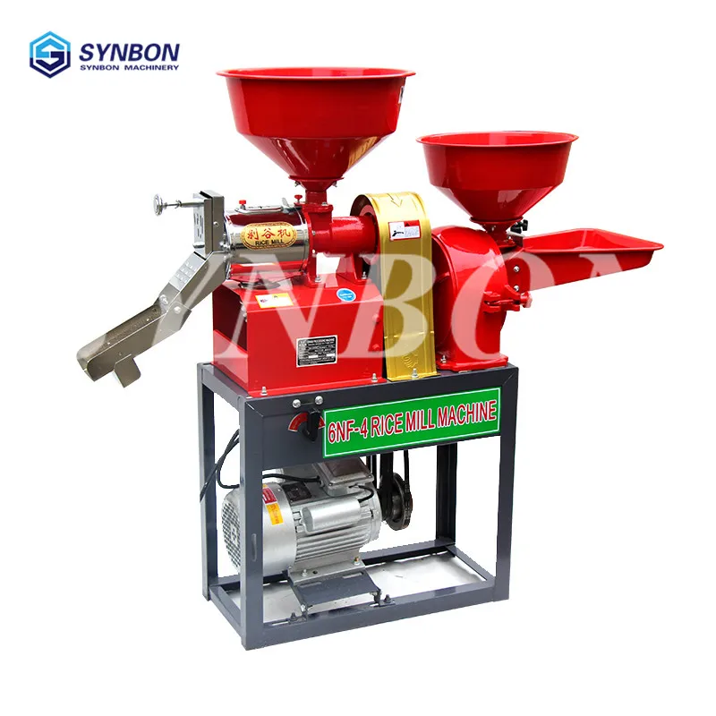 SYNBON Intelligent Rice mill machine automatic grain huller electric rice husker home use rice milling machine