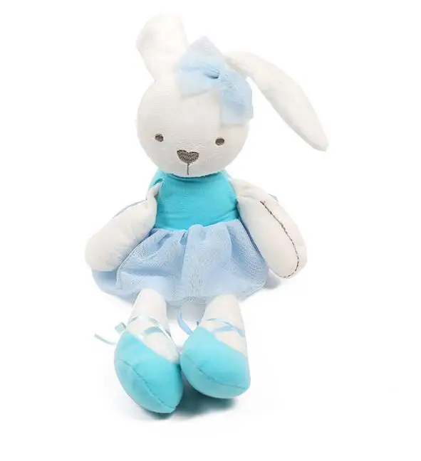 Cute Rabbit Doll Baby Soft Plush Toys Boy Girl Bunny Sleeping Mate Stuffed Plush Animal Baby Toys Birthday Gift For Children