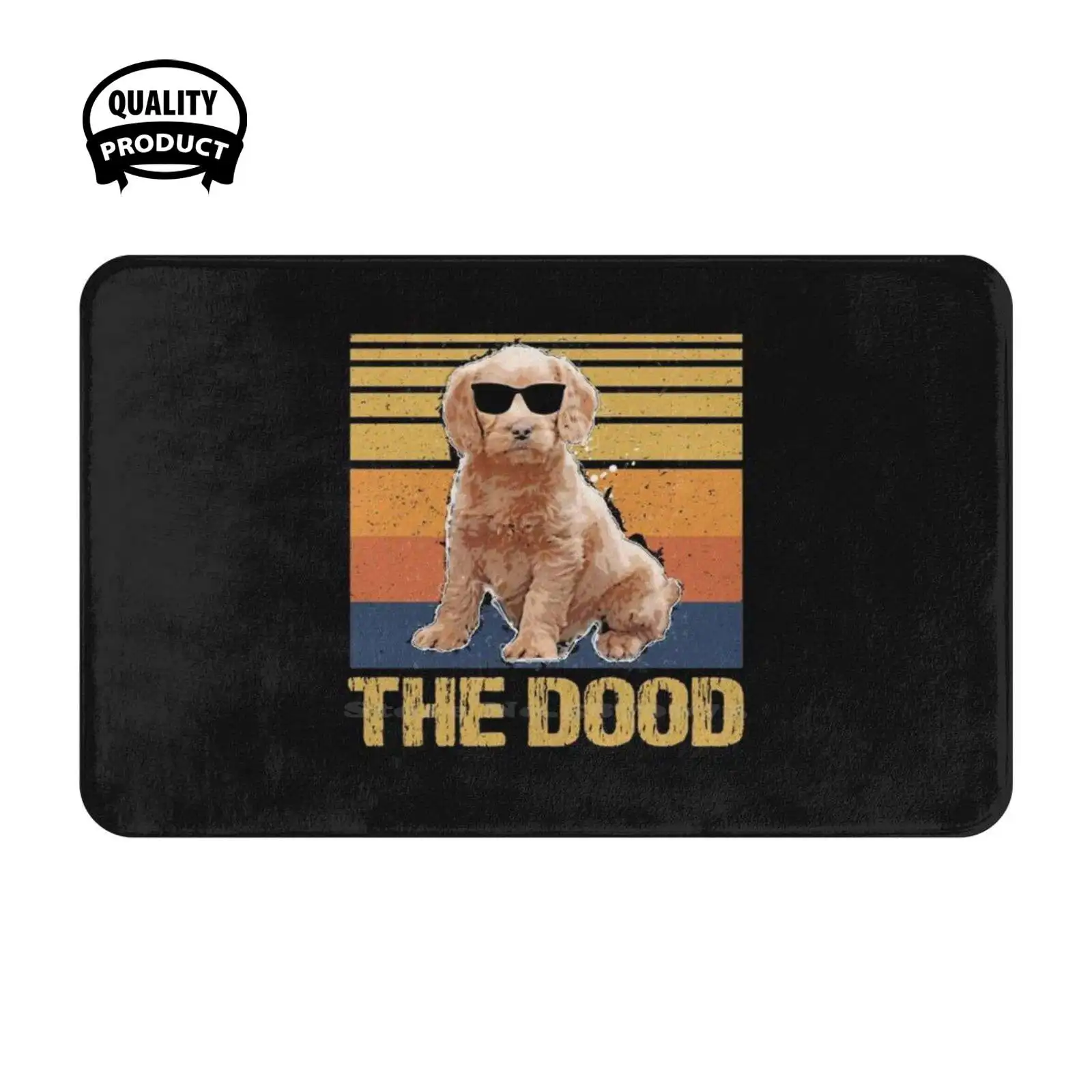 The Dood Ladbradoodle Soft Cushion Home Carpet Door Mat Car Rug Dogs The Dood Labradoodle Labrador Poodle Labra Doodle Puppy