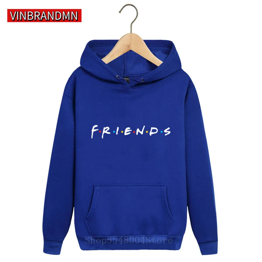 

Awesome Letter Printed Design Friends Hoodies Casual fashion sweatshirt hooded men Fleece pocket hoodie birthday gift man hoody