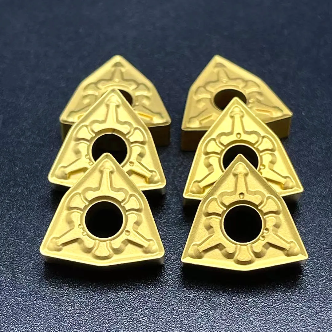 ตัวแทรก T9125คาร์ไบด์ WNMG080404 WNMG080408 TM mesin bubut CNC เครื่องมือ080408เหมาะสำหรับเหล็กกล้าแบบแข็ง
