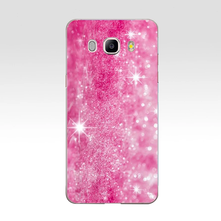 70SD Glitter Bling Powder Soft Silicone Tpu Cover phone Case for Samsung j3 j5 j7 2015 2016 17 j2  prime j6 Plus 2018