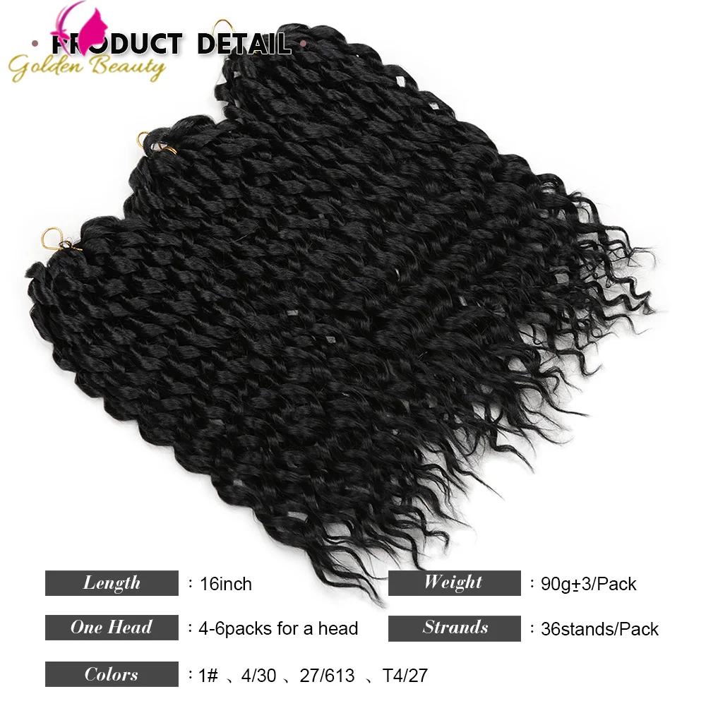 Loose Deep Wave Crochet Faux Locs Hair Synthetic Natural Ombre Passion Twist Curly Hair Pre stretched Braiding Hair Extensions