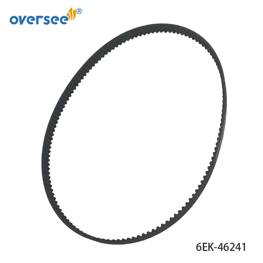 6EK-46241 Timing Belt For YAMAHA Outboard Motor 4T F115 HP V-Belt 2014 to 2021 New Version 6EK-46241-00; 6EK-W4624-00