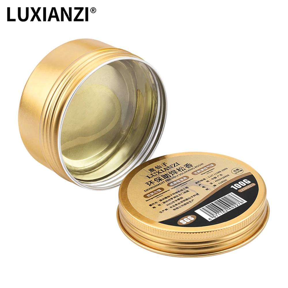 LUXIANZI 50/100 جرام خالية من الرصاص لحام لصق تدفق PCB أجزاء IC لحام لحام هلام أداة إصلاح الهاتف لا تنظيف الصنوبري الجريان