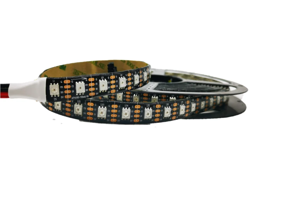 SK9822 Smart LED Pixel Strip 96LEDs/Pixels/m IP30/IP65/IP67 DATA and CLOCK Seperately DC5V