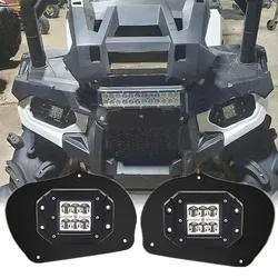 ATV UTV akcesoria do Polaris Sportsman 1000 850 570 RZR 800 900XP LED reflektor światła robocze wsporniki zestaw 24W