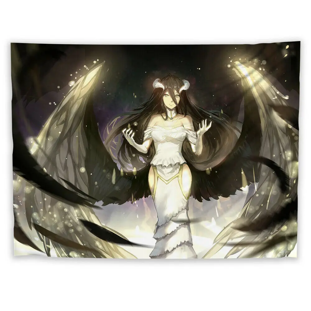 Overlord Albedo Wall Hanging Tapestry Custom Bedroom Home Decoration