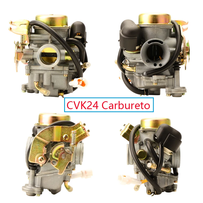 Motorcycle CVK24 24.5mm CVK26 26mm carb carburetor for GY6 100 125 150 200 cc scooter ATV replace Quad dit dirt bike