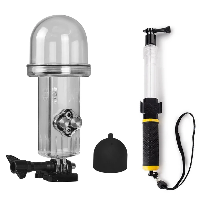 Waterdichte Behuizing Duiken Beschermende Shell Handheld Drijvende Drijfvermogen Staaf Selfie stok Kit Voor DJI OSMO Pocket Camera Accessoires