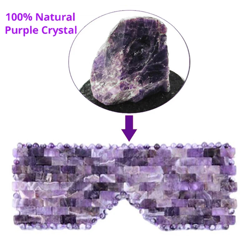 New Rose Quartz Jade Eye Mask Massager Tool Natural Jade Eye Relaxation Massage Stone Skin Massage Beauty Care Tool Gift