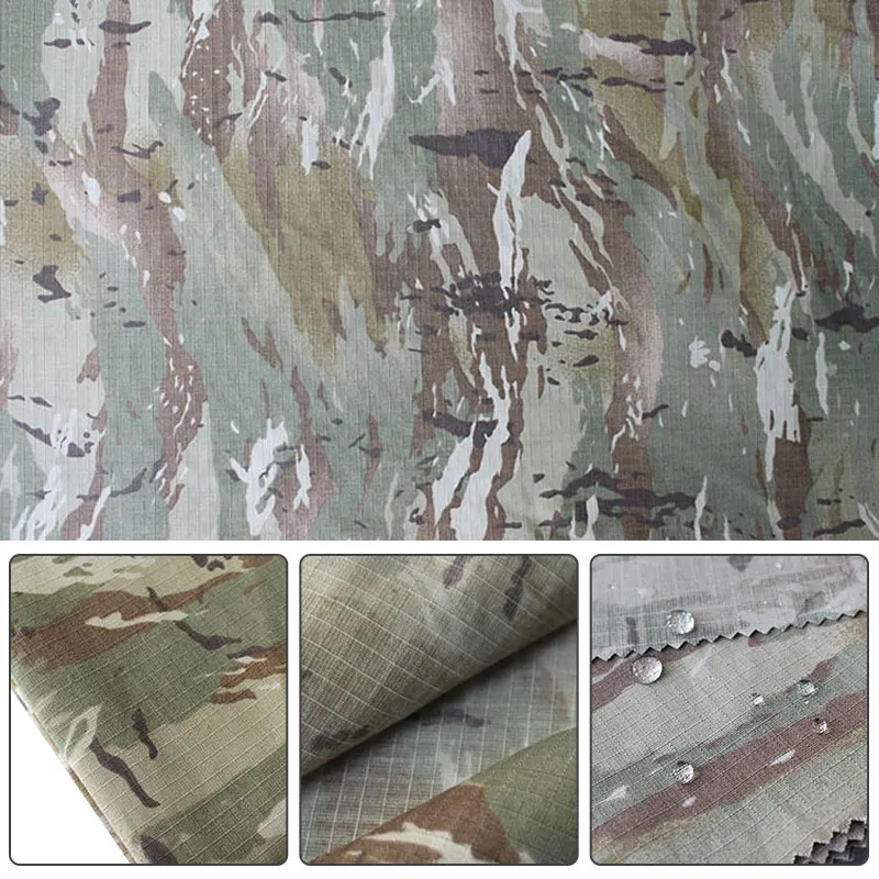 1.5 Meter Width Camouflage Cloth Thickened Multi-terrain Gradient Outdoor Tear-proof Polyester-cotton Blended Waterproof Fabric