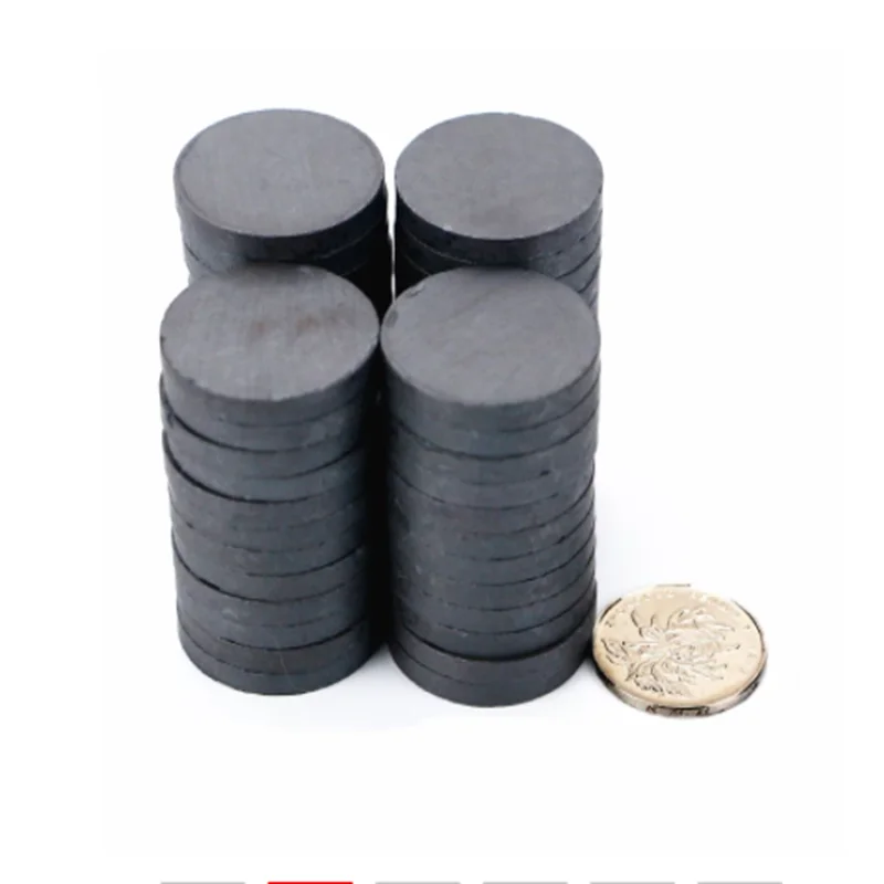 100 Cái/lốc Đĩa Ferrite Nam Châm 8X2 22X4 25X3 12X6 13X3 5X5 18X6 14X3 Mm Vòng Nam Châm Ferrite Nam Châm Cho Loa Nam Châm Đen