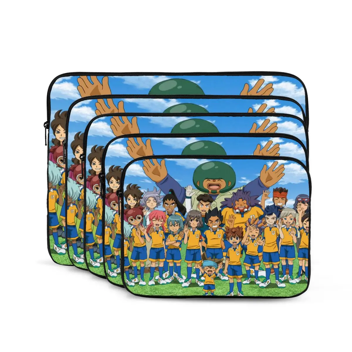 Inazuma Eleven Computer ipad Laptop Cover Case Laptop Sleeve Bag Portable Cover Fundas Pouch