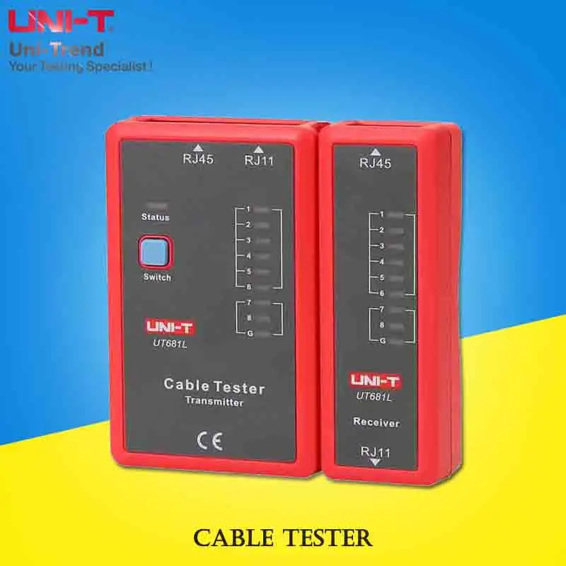 UNI-T UT681L/UT681C/UT681HDMI Cable Tester; Telephone Line/Network Line Checker / Ethernet Telephone BNC HDMI Repair Tool