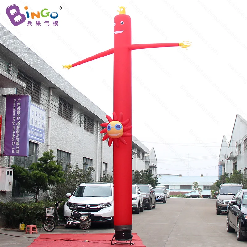 EXQUISITE CRAFT 6mh Inflatable Sunflower Air Dancer Inflating Custom Tailor Sky Dancer Decoration