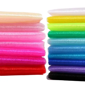 5米/卷 水晶歐根紗薄紗捲布,適用於婚禮、宴會、家居裝飾、婚禮花拱門等,23種顏色可選 10 最佳銷售 水晶織物 - №2