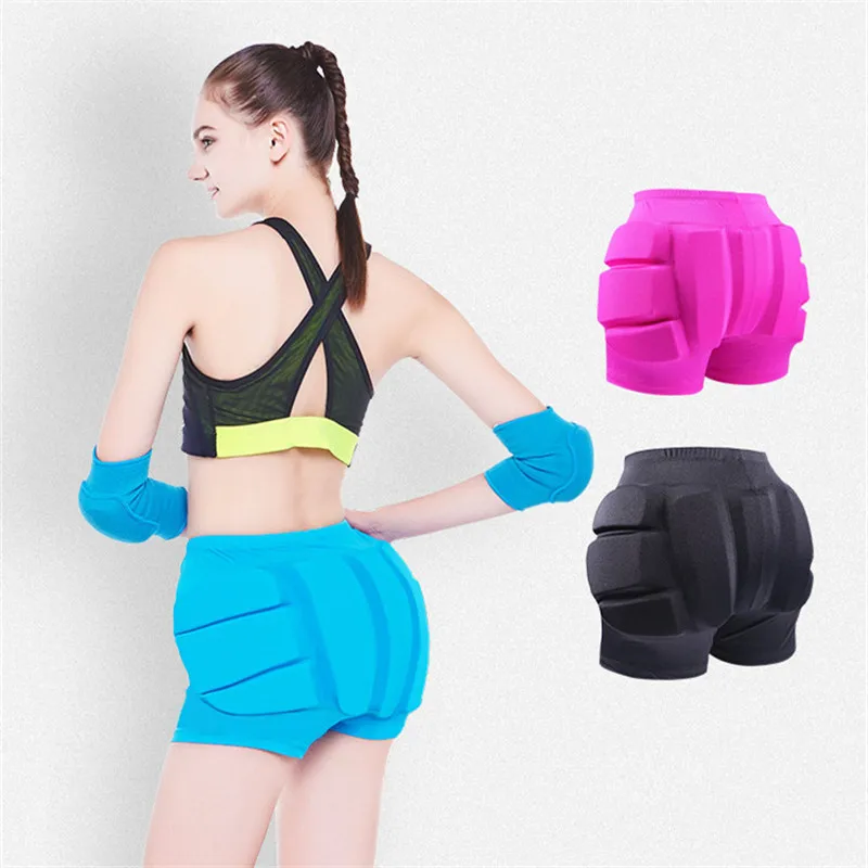 Almohadilla protectora de caderas de hielo para patinaje artístico, Protector de seguridad para deportes, protección contra impactos de esquí, pantalones cortos resistentes al desgaste para adolescentes