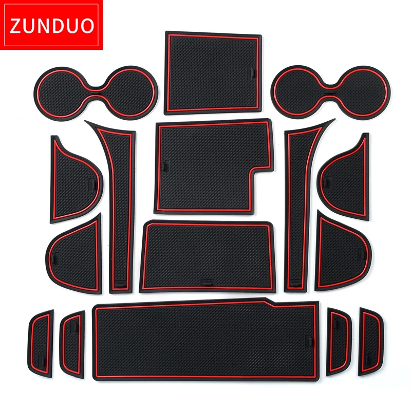 Anti-Slip Gate Slot Cup Mat For Mazda CX-3 CX-7 2006-2019 CX3 CX7 Interior Accessories Rubber Car Sticker Non-slip Pad