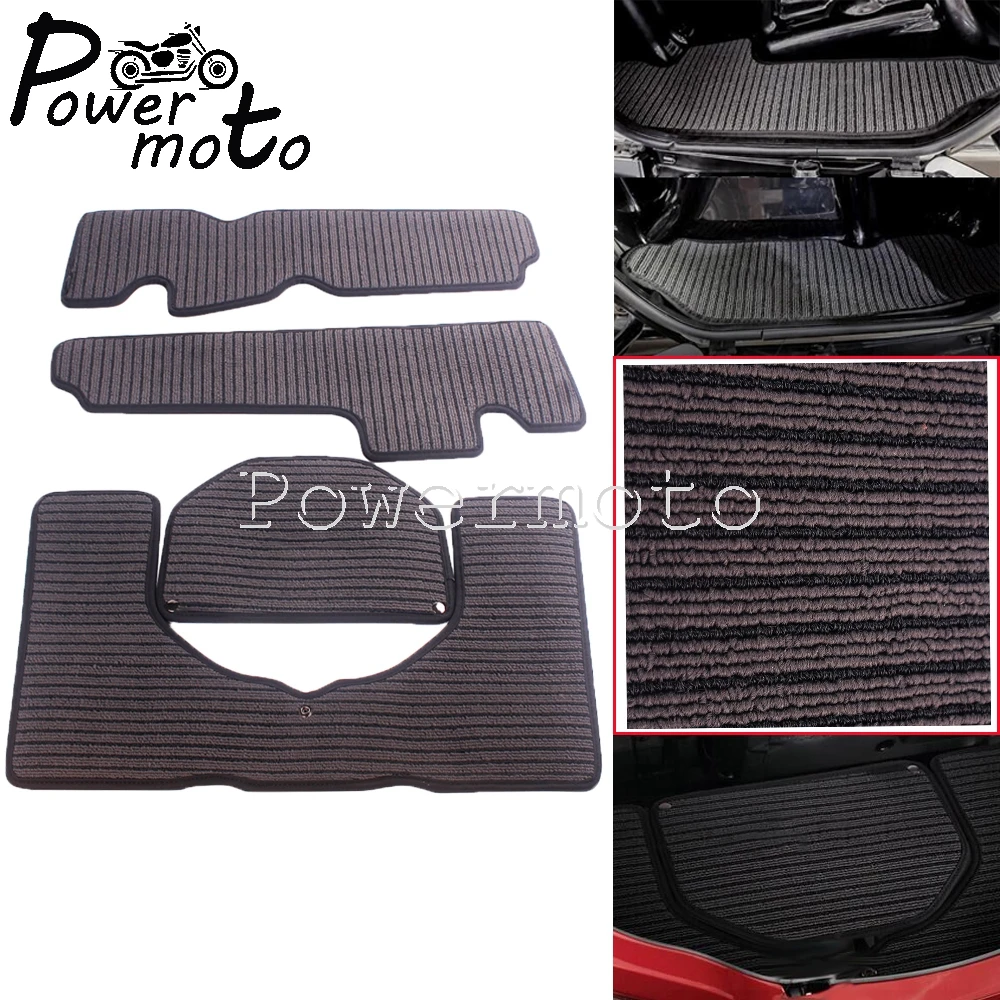 

For Honda Gold Wing GL1800 With CD Changer 2001-2010 08P11-MCA-100H Motorcycle Black Rear Trunk Storage Pad Case Accessories