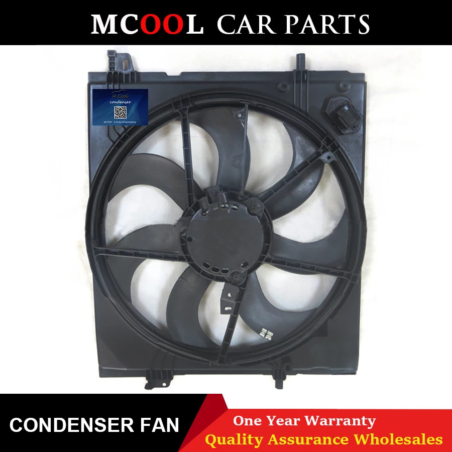 

for Auto AC Cooling Condenser fan for car Nissan qashqai 2.0 for 21481DF30AB293