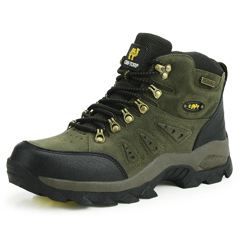 Botas de caminhada resistentes ao desgaste para homens e mulheres, Sapatos de trabalho, Calçado ao ar livre, Mountain Sport Sneakers, Marca clássica, Tamanho 36-48, 2022