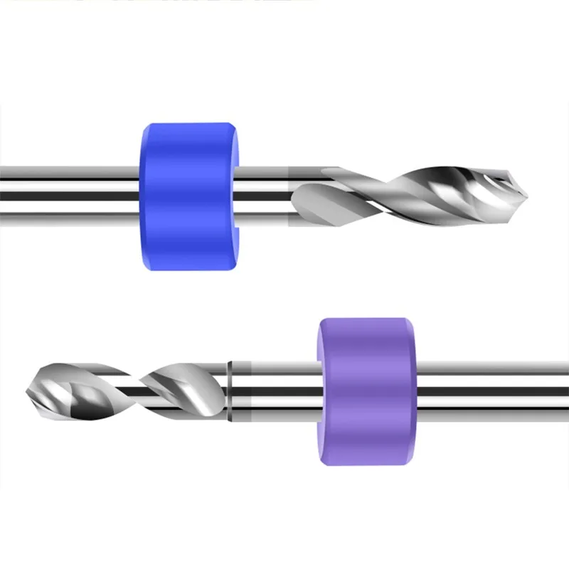 Pwb 0.1mm della macchina del trapano di Cnc del circuito stampato della punta del trapano di Cnc del carburo di 10 pz/set Mini diametro 3.1mm a 3.175mm