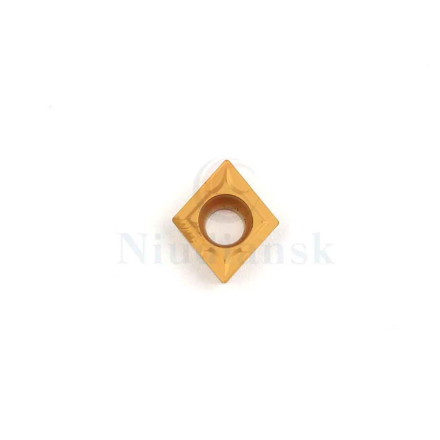 Herramienta de torneado externo para piezas de acero, inserto de carburo 100% original, CNC, 10 piezas, CCMT09T304, CCMT09T308, LF9018
