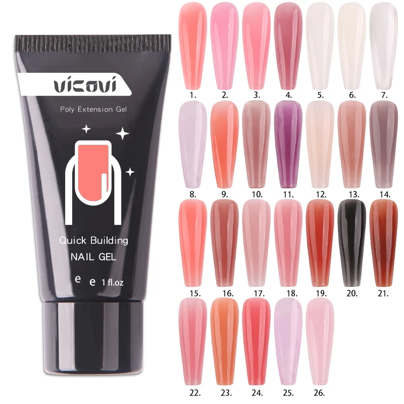 15ml Poly Acrylic Gel For Nail Extension Finger Quick Building Gel Nude/Pink/white Enamel Polygels Builder Polish Gel Nail Art12