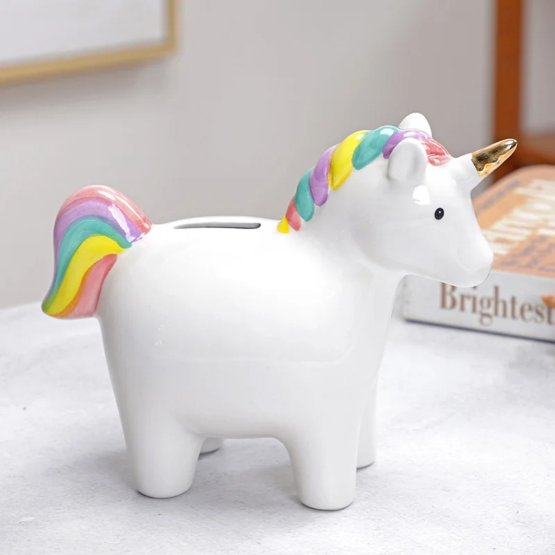 Unicorn  Money Cash Box Piggy Bank Large Money Box for Kids Money Safe Coin Box Money Saving Box Coin Bank Lovely Piggy Gifts